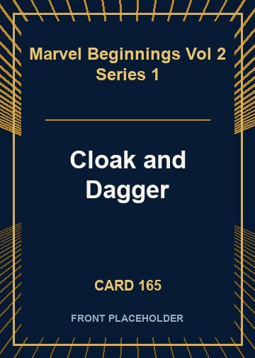 Cloak and Dagger card thumbnail