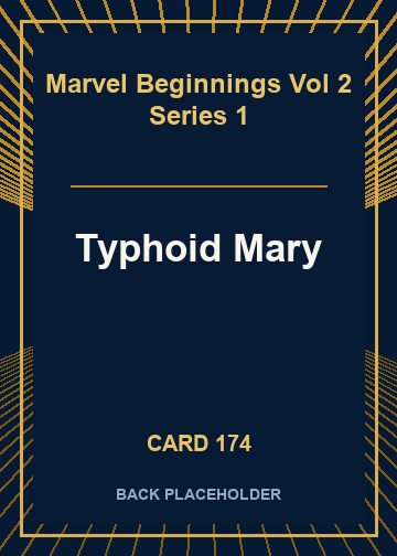 Typhoid Mary back card image