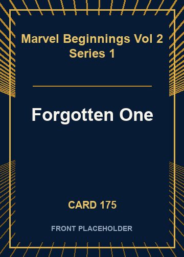 Forgotten One card thumbnail