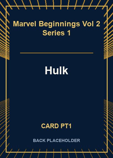 Hulk back card image