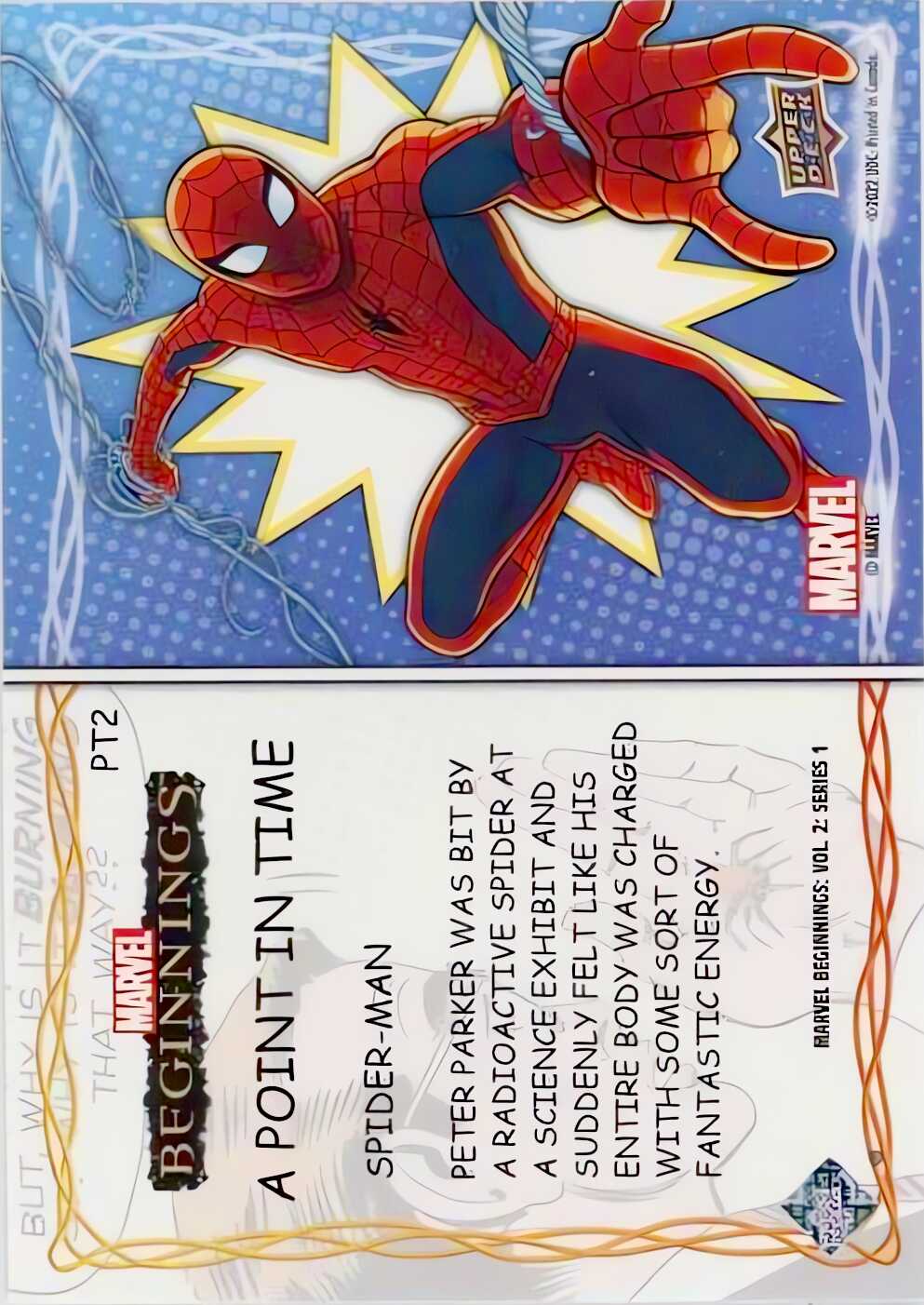 Spider-Man back card image