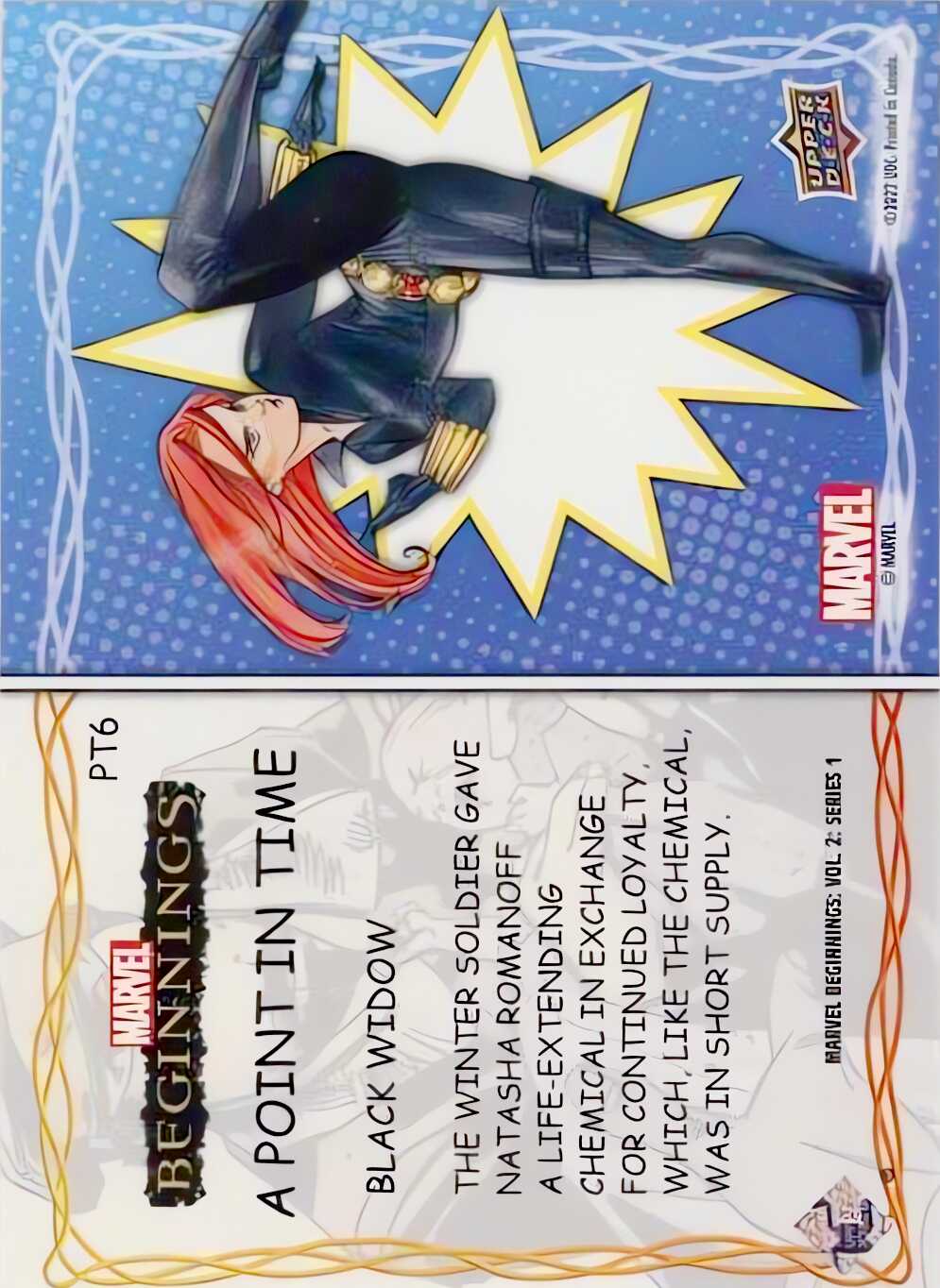 Black Widow back card image