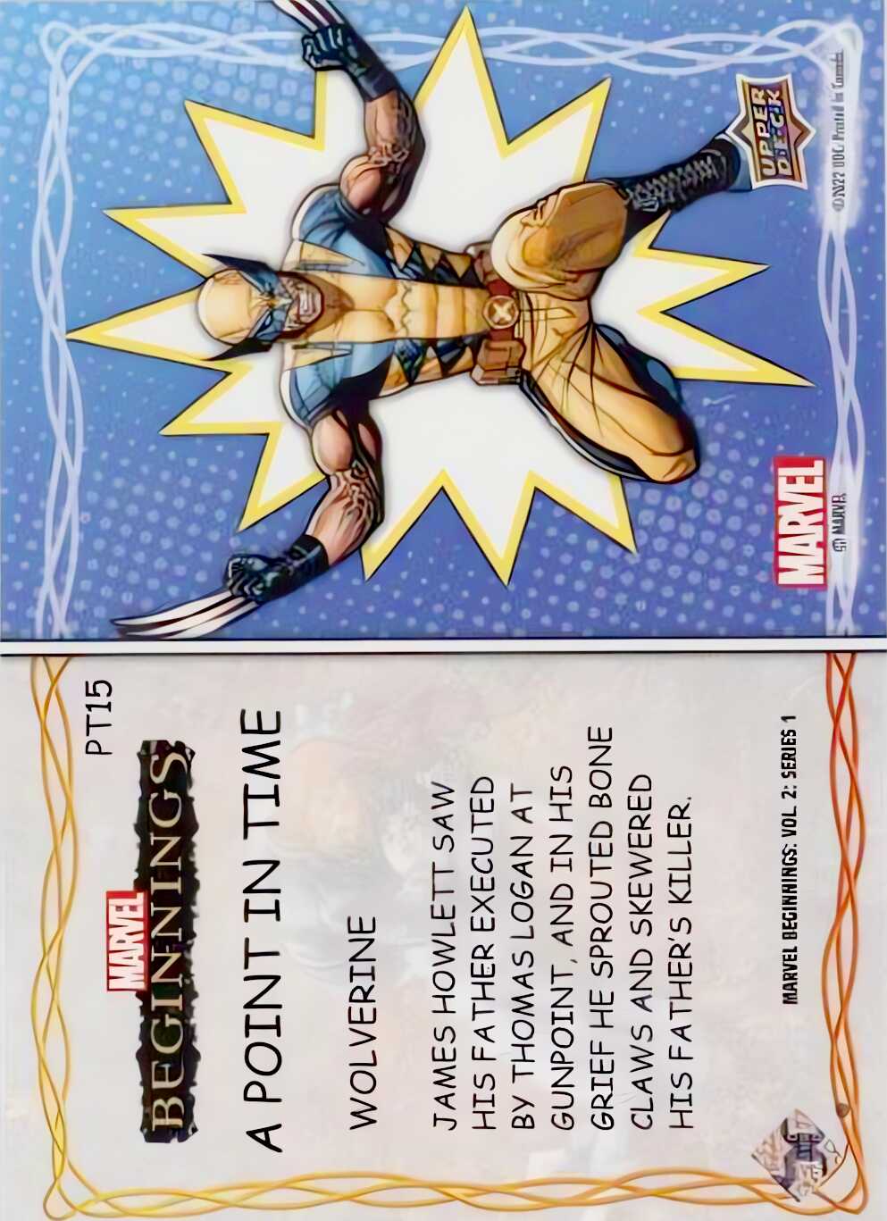 Wolverine back card image