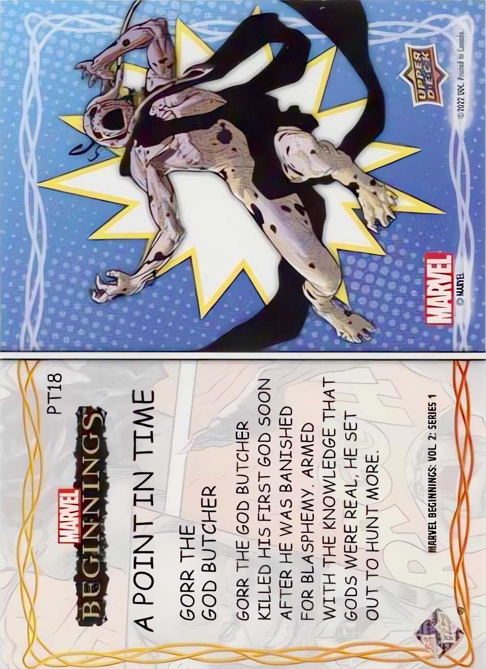 Gorr The God Butcher back card image