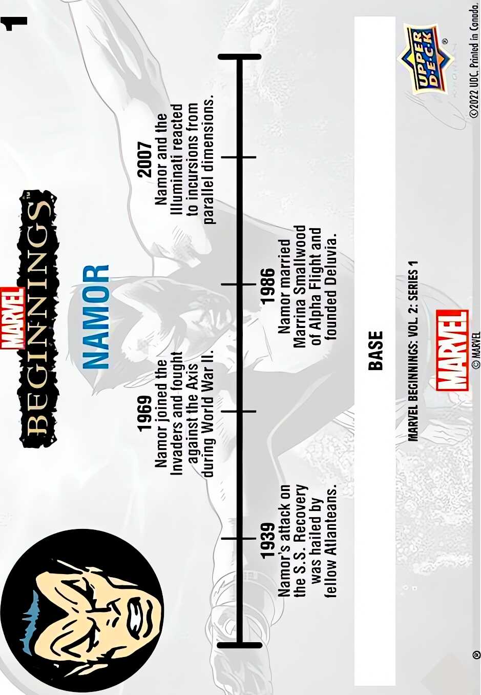 Namor back artwork