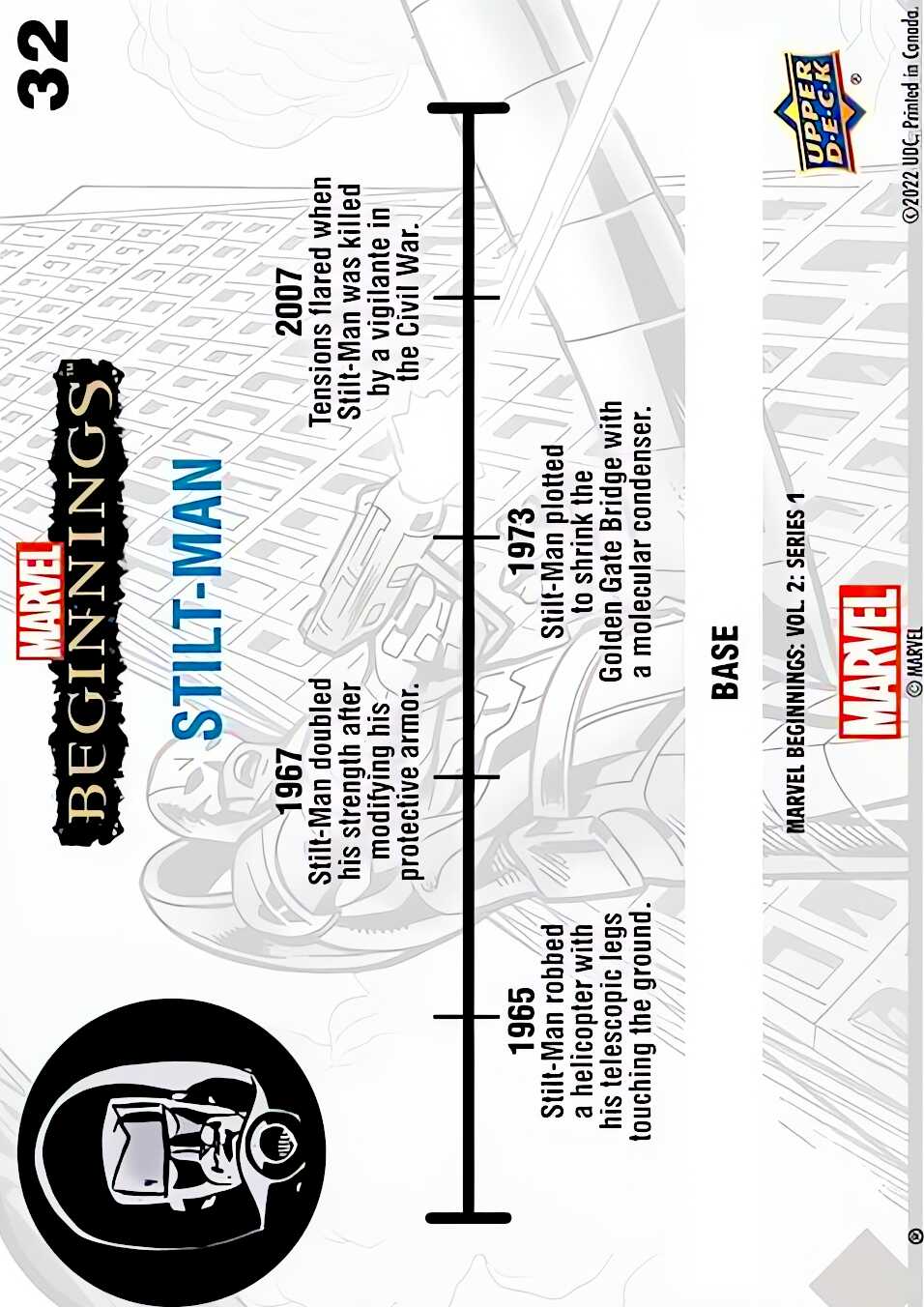 Stilt-Man back artwork