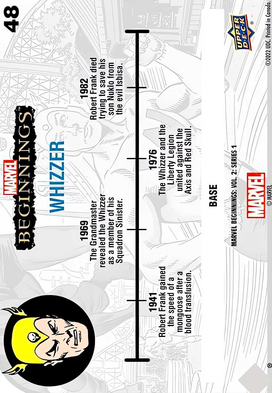 Whizzer back card image