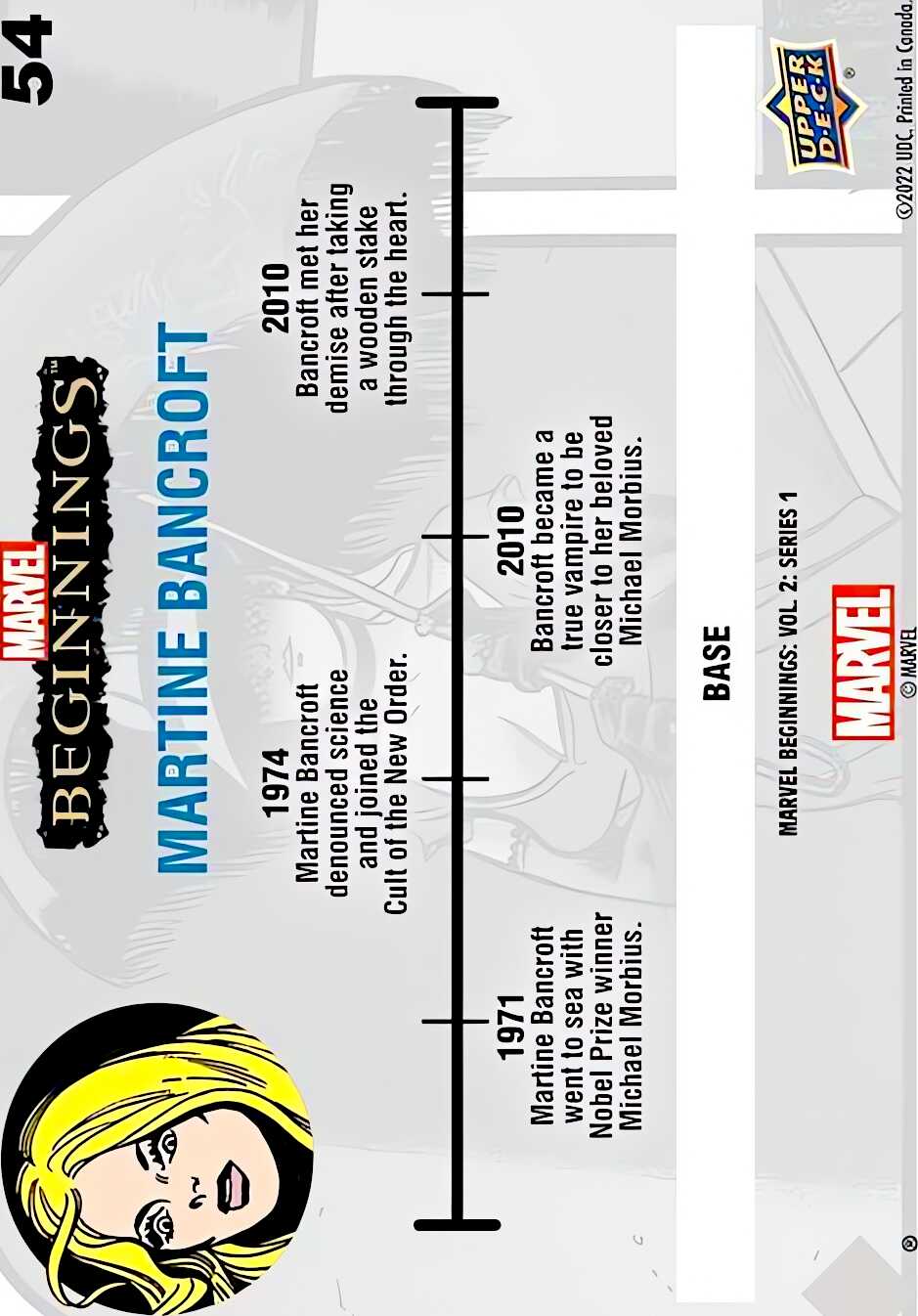 Martine Bancroft back card image