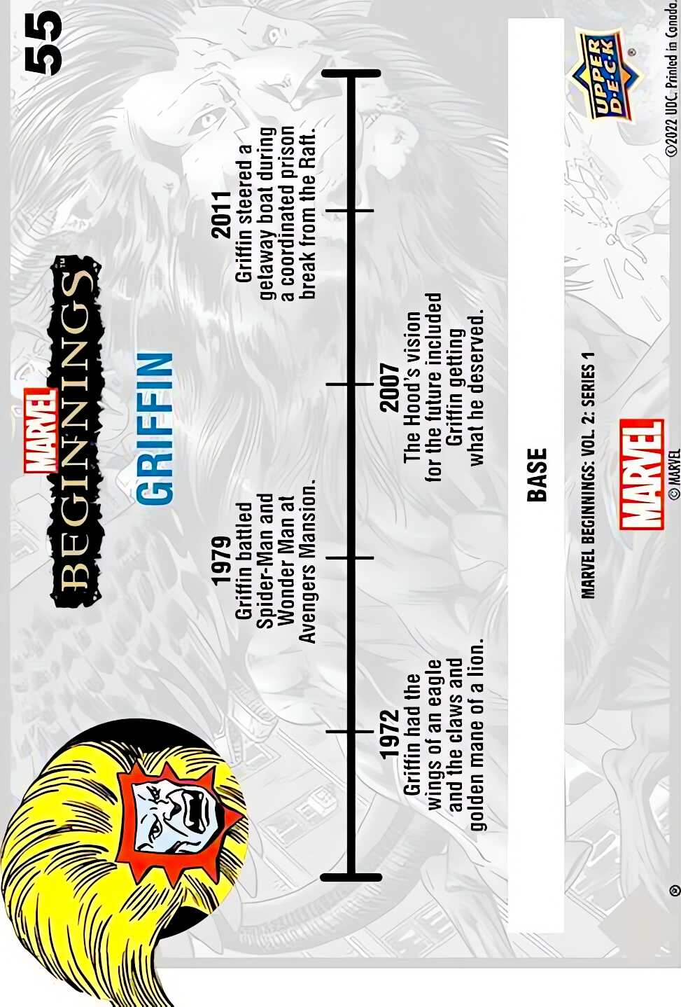 Griffin back card image