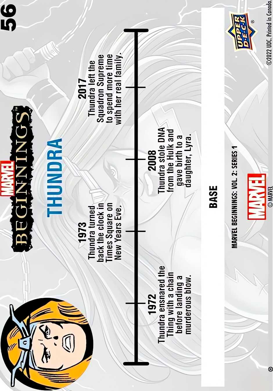 Thundra back card image
