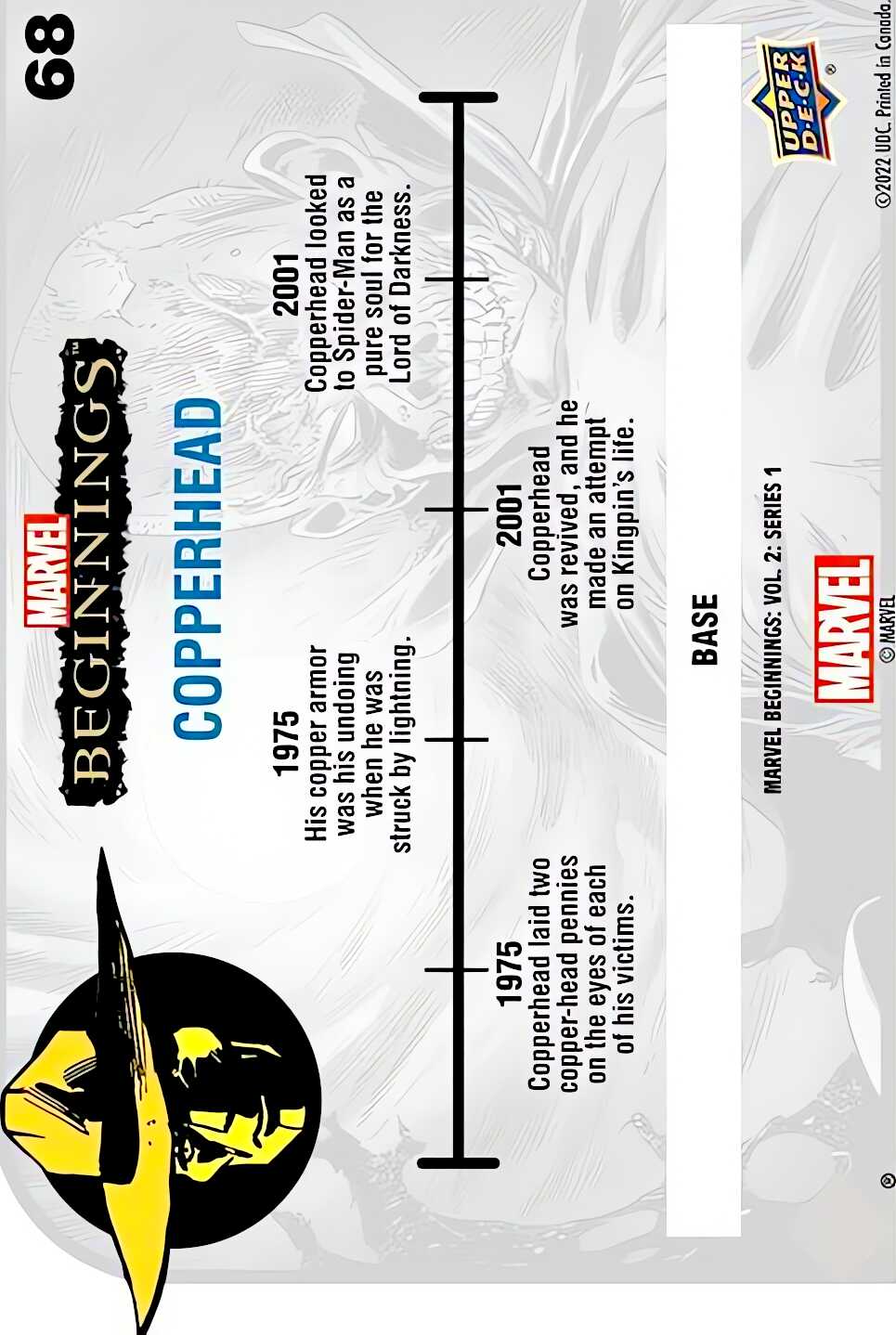 Copperhead back card image