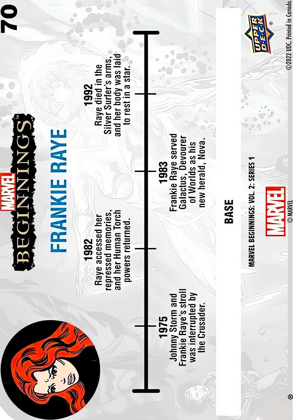 Frankie Raye back card image