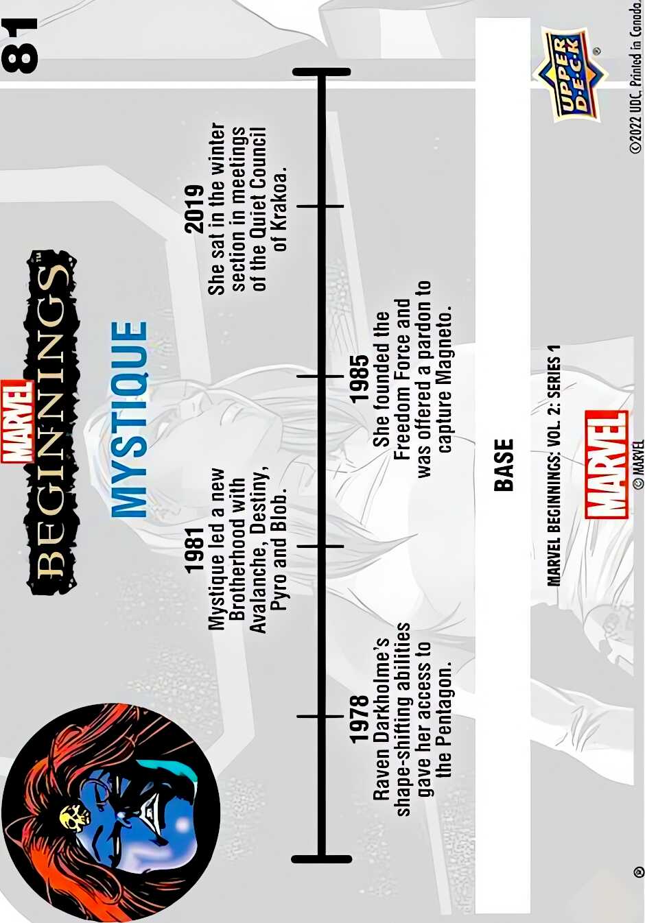 Mystique back card image