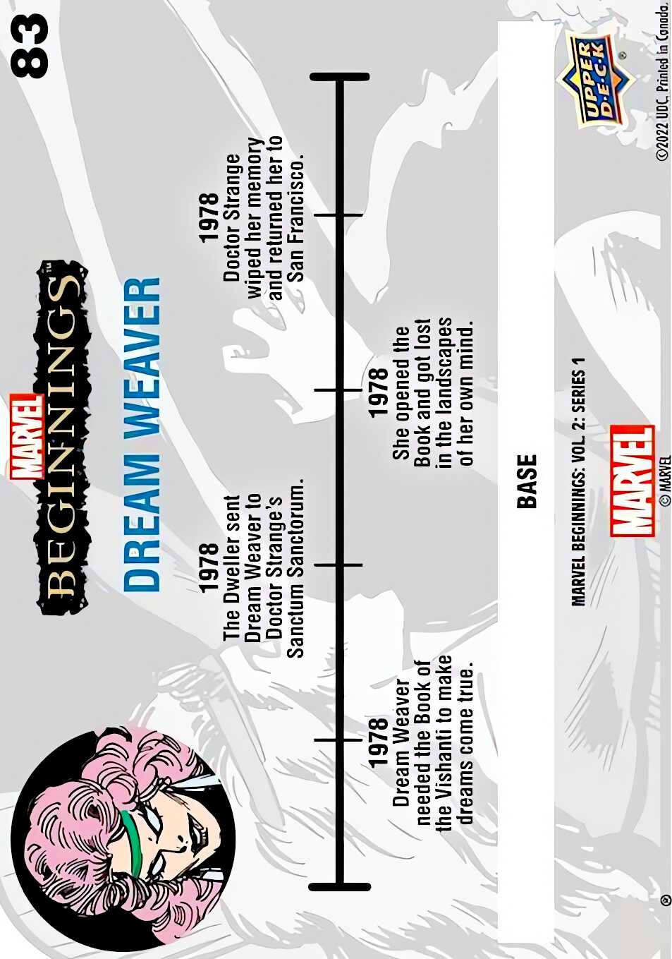 Dream Weaver back card image