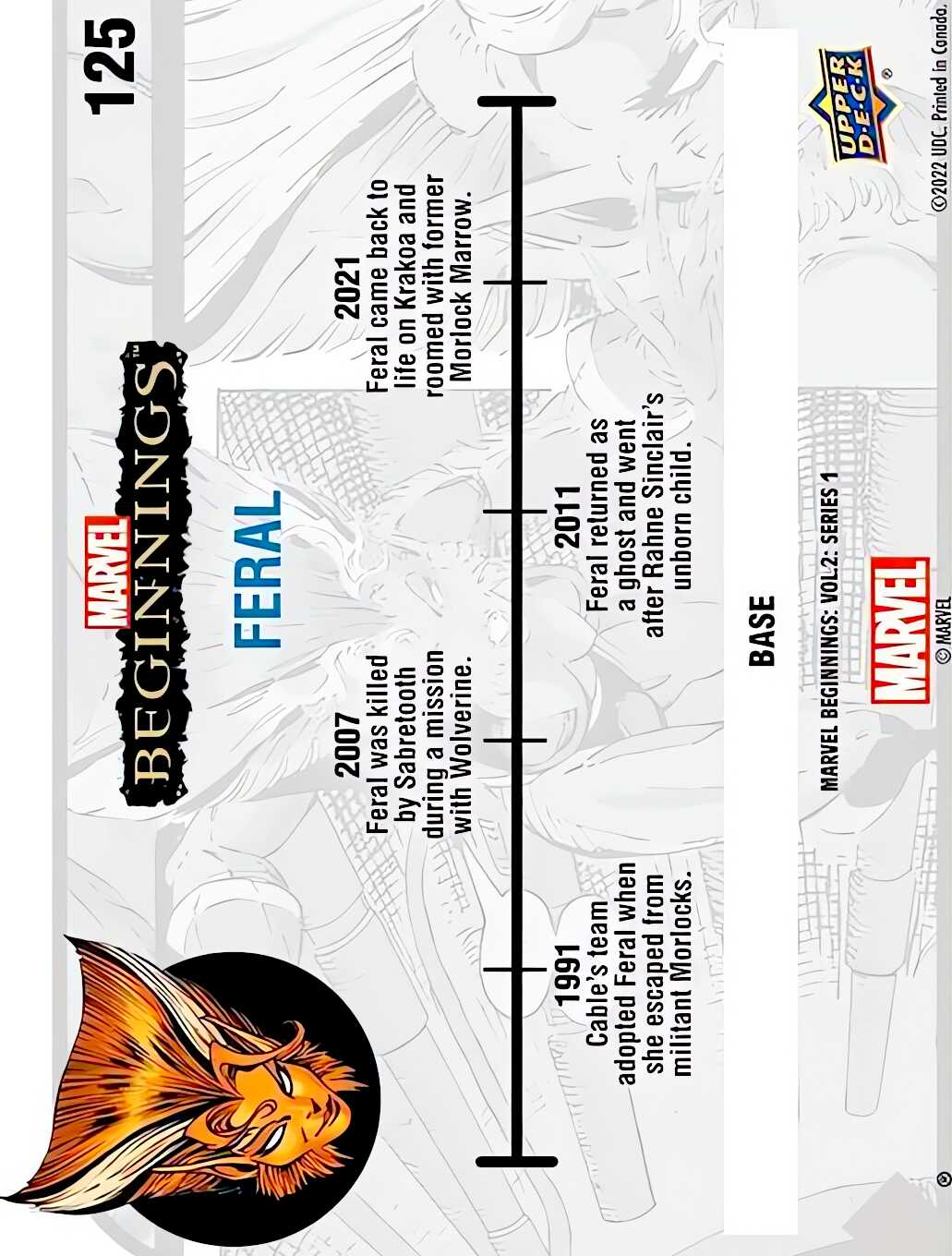 Feral back card image