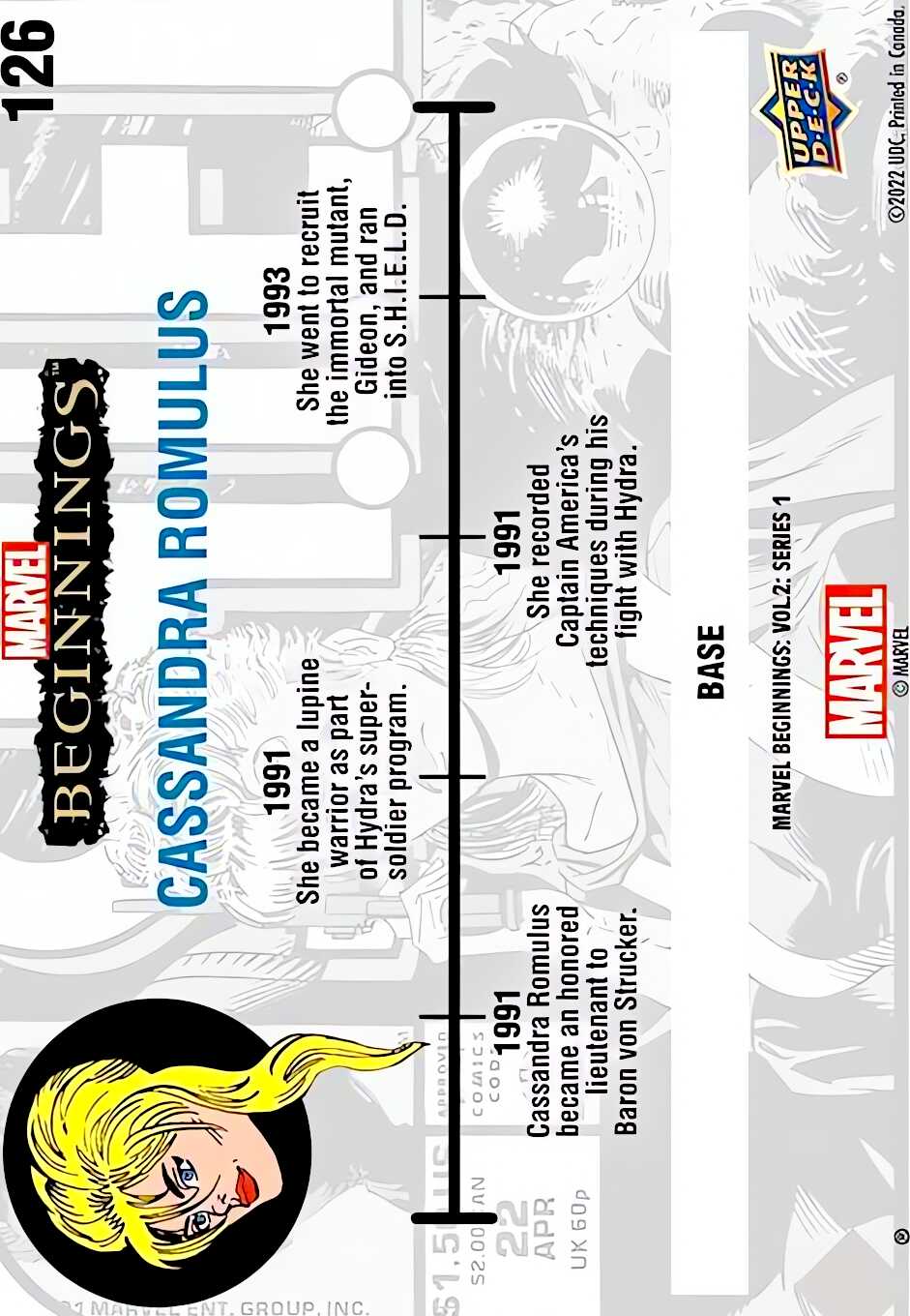 Cassandra Romulus back card image