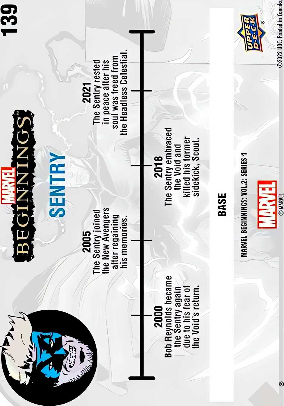 Sentry back card image