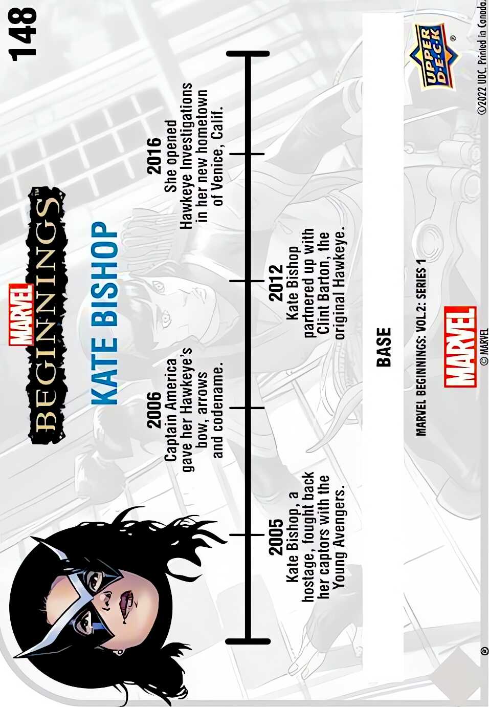 Kate Bishop back card image