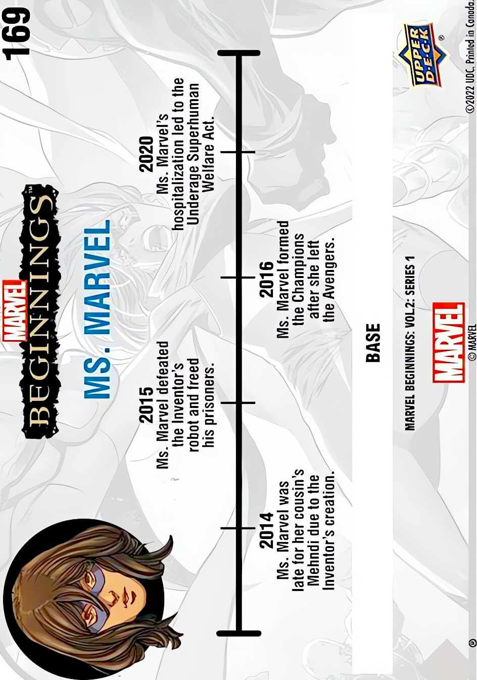 Ms. Marvel back card image