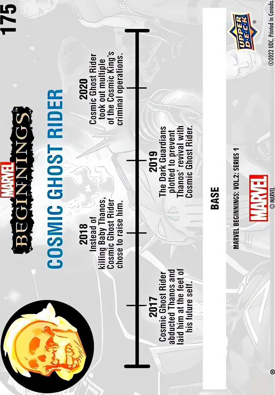 Cosmic Ghost Rider back card image