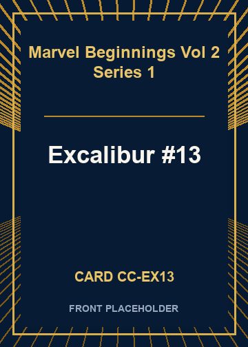 Excalibur #13 card thumbnail