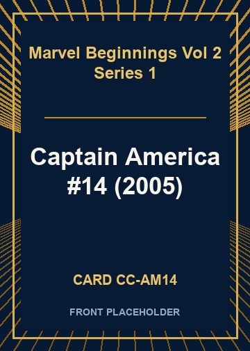 Captain America #14 (2005) card thumbnail