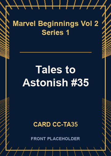 Tales to Astonish #35 card thumbnail