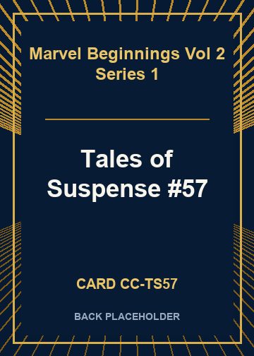 Tales of Suspense #57 back card image