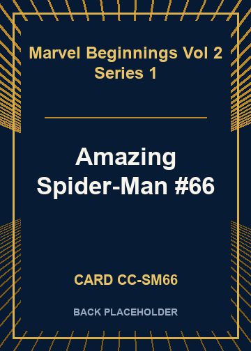 Amazing Spider-Man #66 back card image