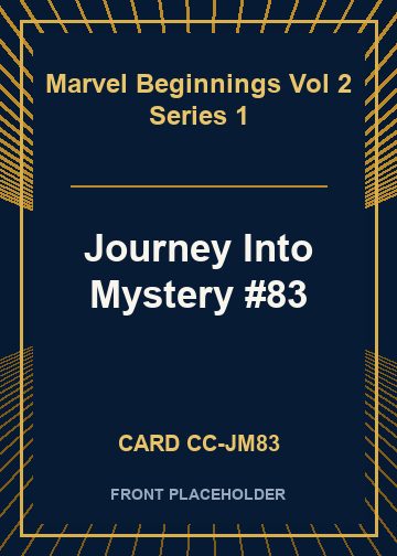 Journey Into Mystery #83 card thumbnail