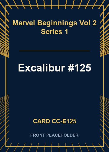 Excalibur #125 card thumbnail