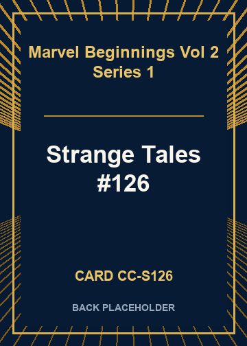 Strange Tales #126 back card image