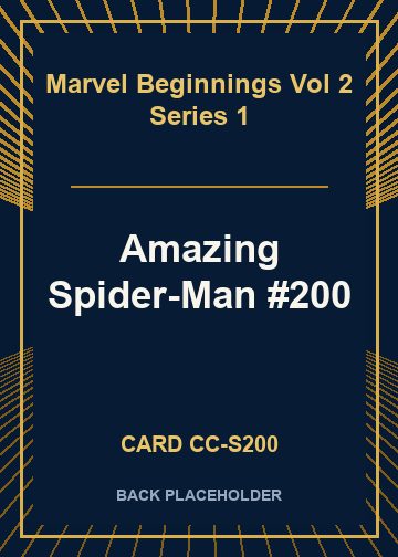 Amazing Spider-Man #200 back card image