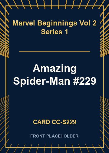 Amazing Spider-Man #229 card thumbnail