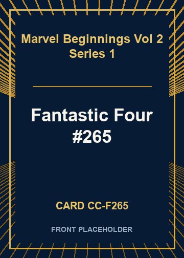 Fantastic Four #265 card thumbnail