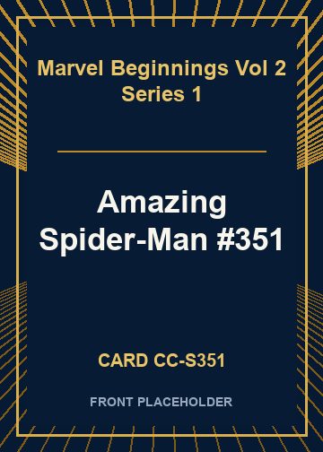 Amazing Spider-Man #351 card thumbnail