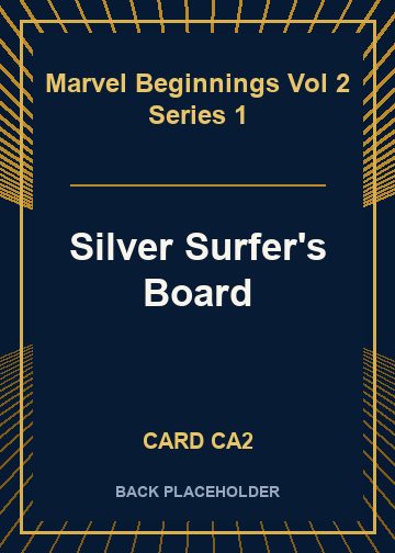 Silver Surfer's Board back card image