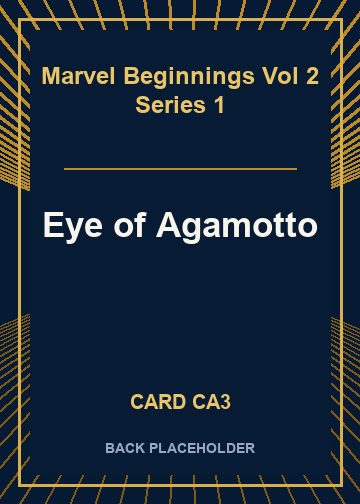 Eye of Agamotto back card image