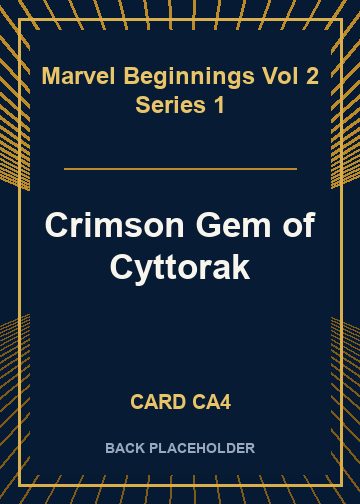 Crimson Gem of Cyttorak back card image