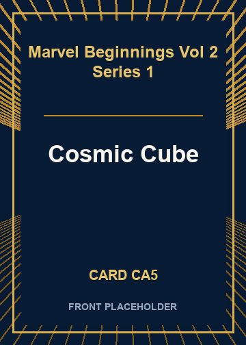 Cosmic Cube front card image
