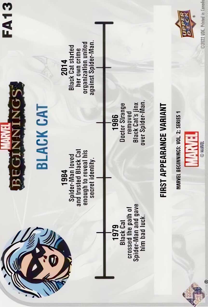 Black Cat back card image