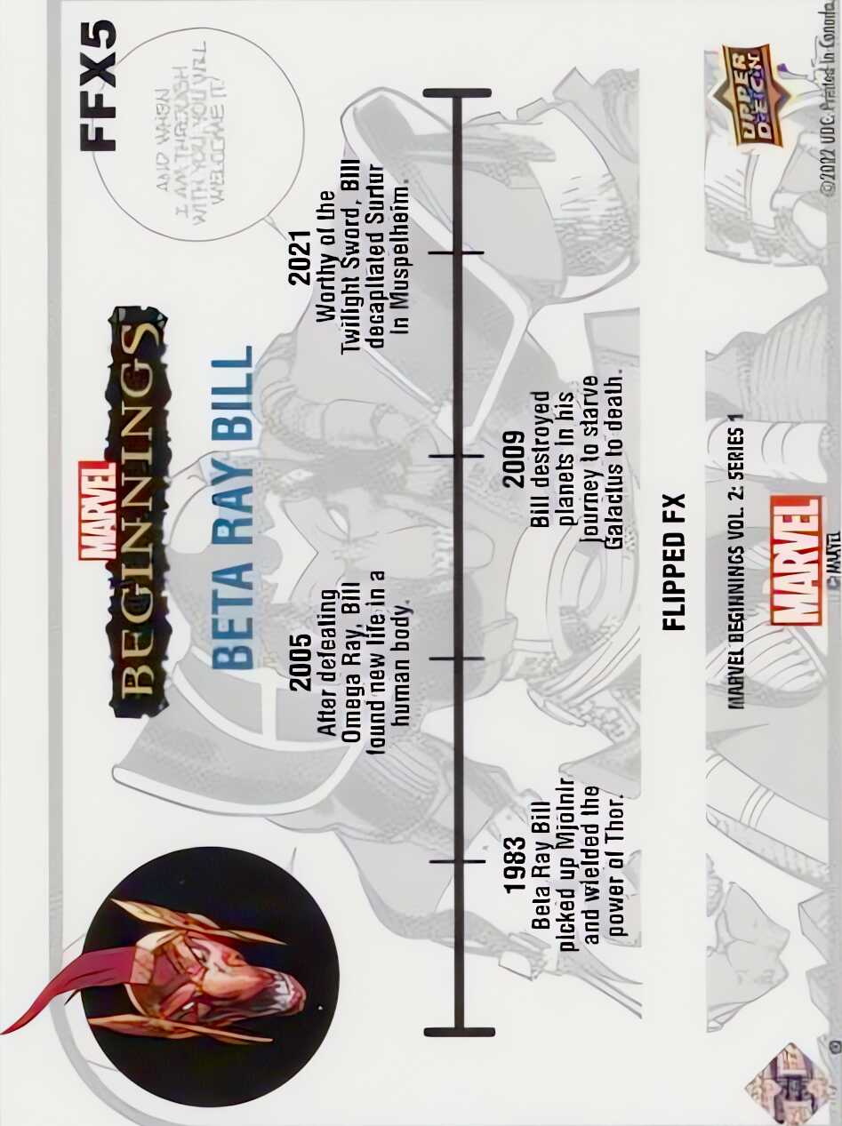 Beta Ray Bill back card image