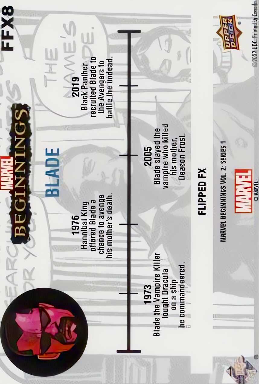 Blade back card image