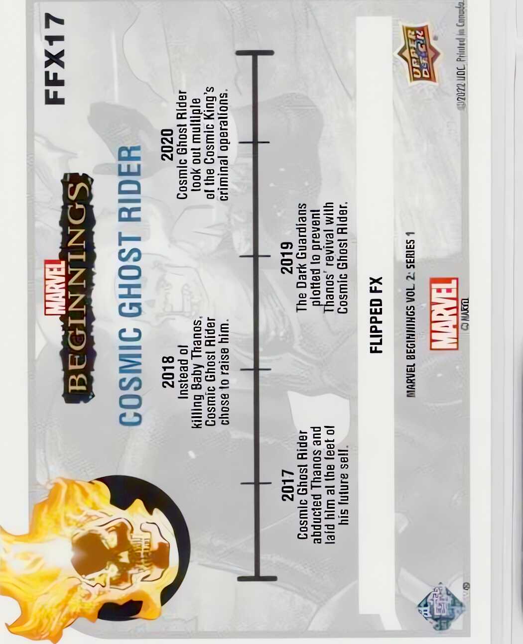 Cosmic Ghost Rider back card image