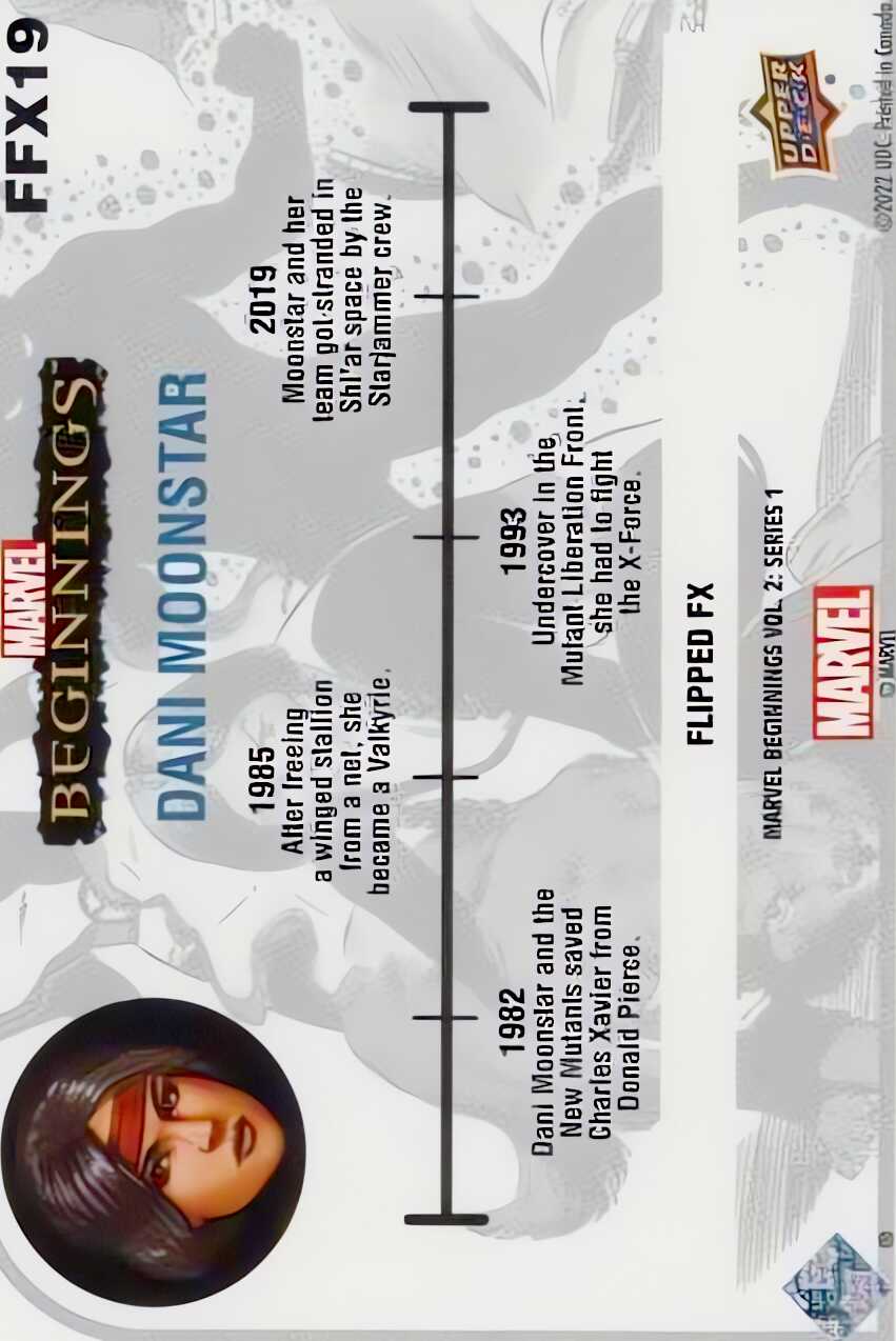 Dani Moonstar back card image