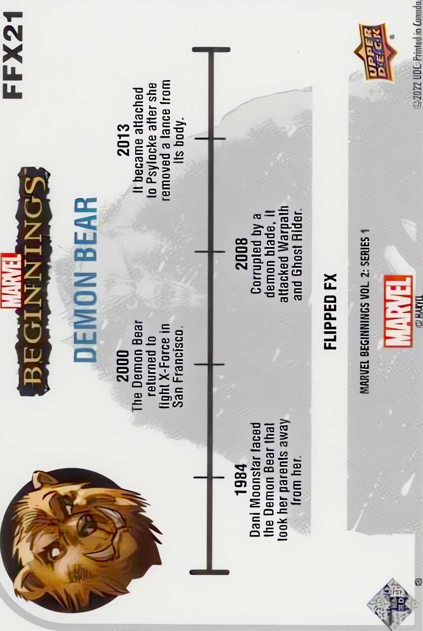 Demon Bear back card image