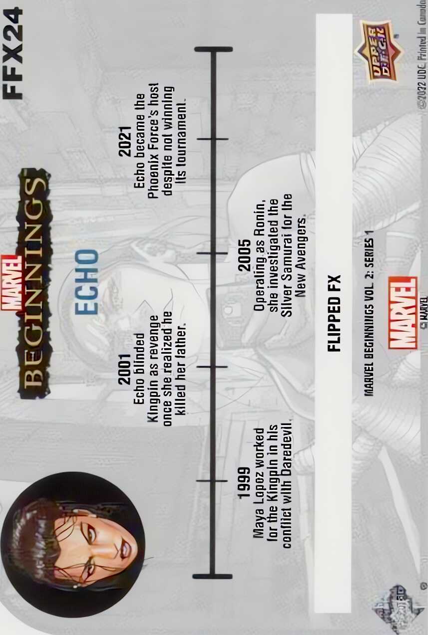 Echo back card image