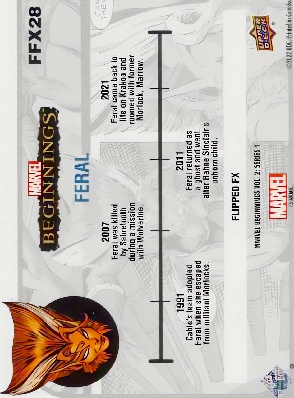Feral back card image