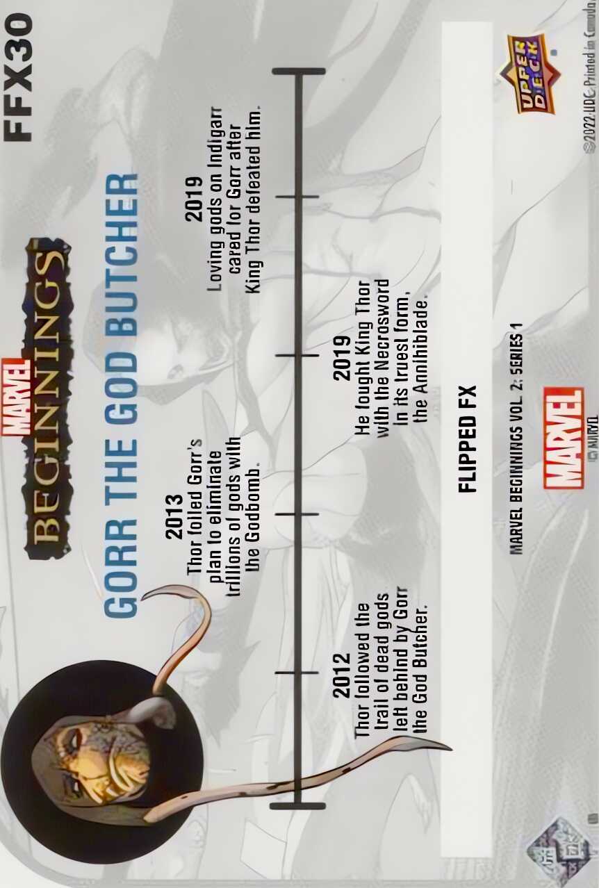 Gorr The God Butcher back card image