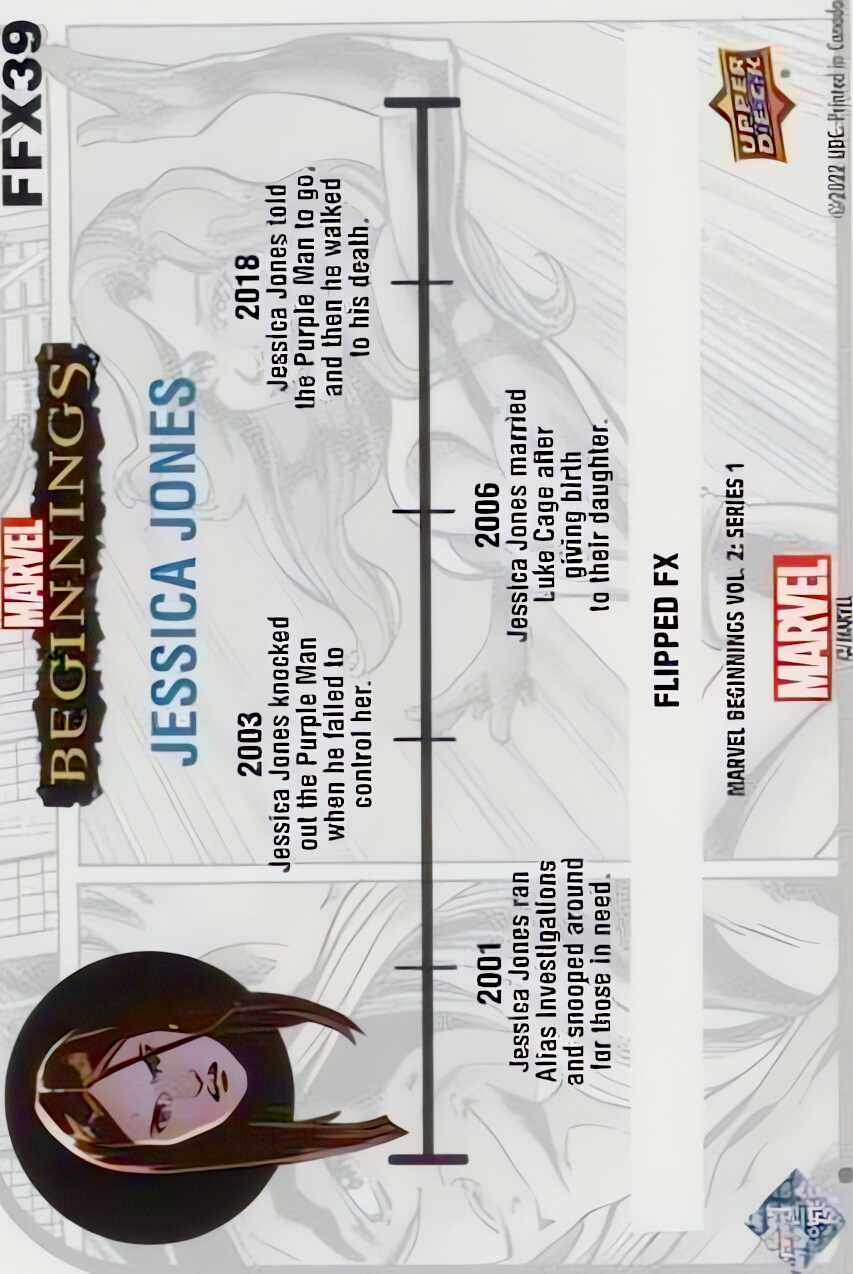 Jessica Jones back card image